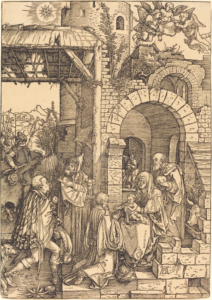 A mágusok imádása alkotó: Albrecht Dürer