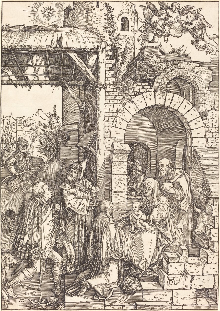 A mágusok imádása alkotó: Albrecht Dürer
