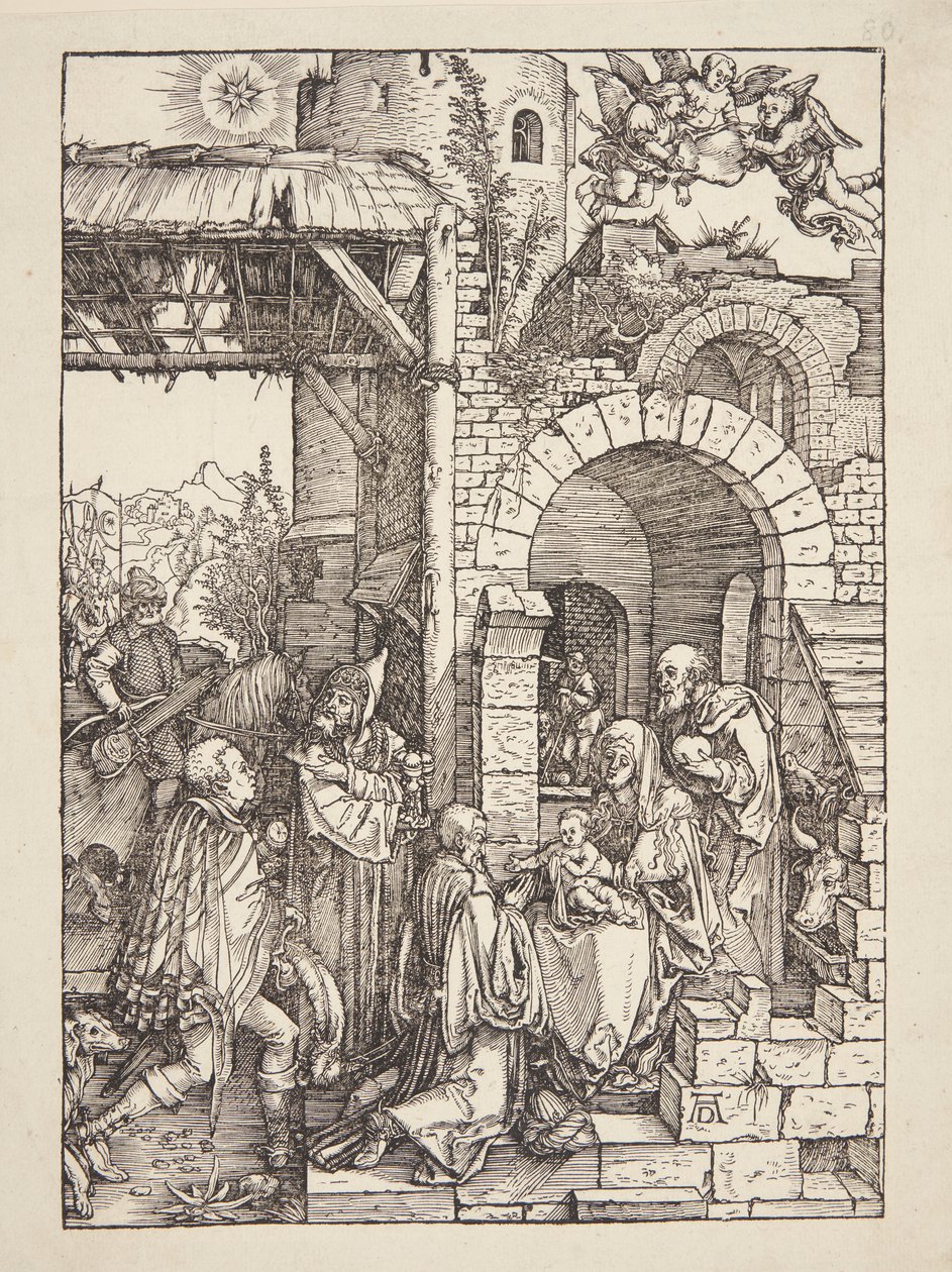 A mágusok imádása alkotó: Albrecht Dürer