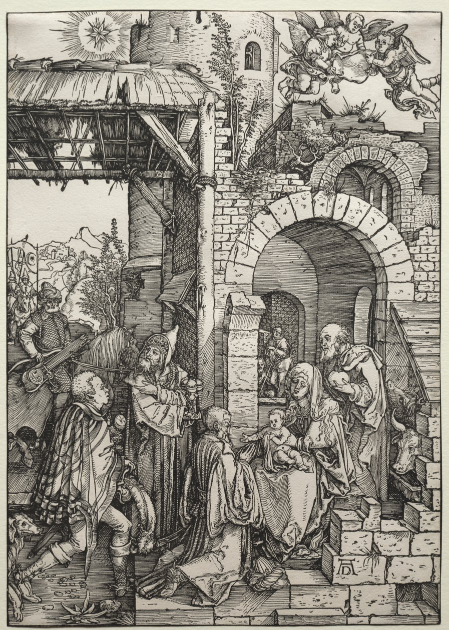 A mágusok imádása alkotó: Albrecht Dürer