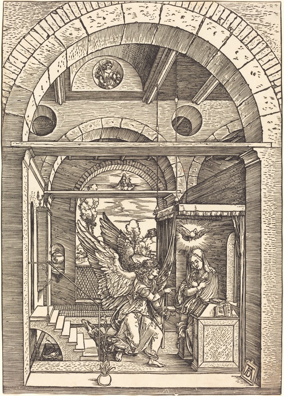 Az Angyali üdvözlet alkotó: Albrecht Dürer