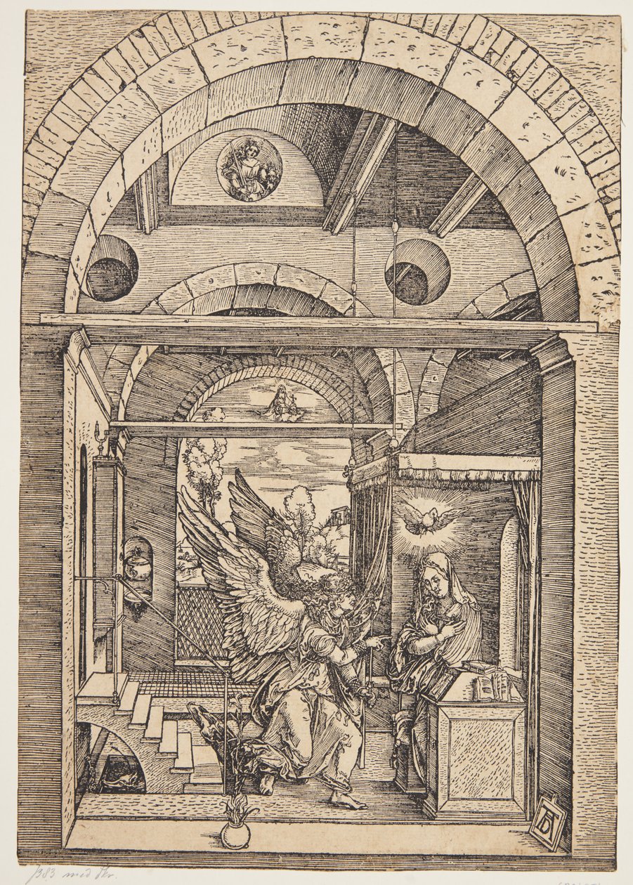 Az Angyali üdvözlet alkotó: Albrecht Dürer