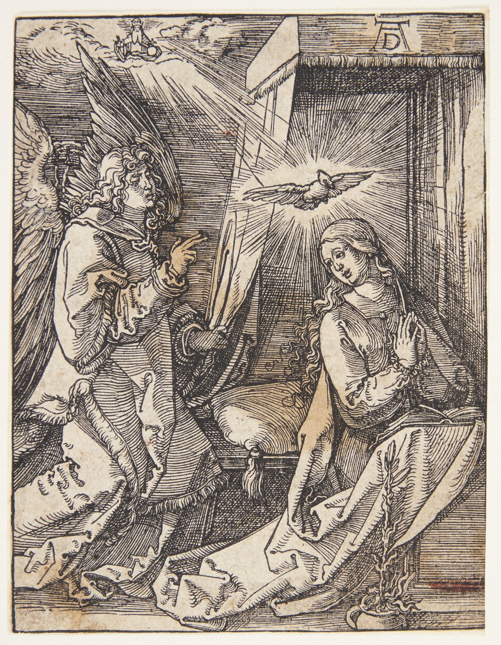 Az Angyali üdvözlet alkotó: Albrecht Dürer