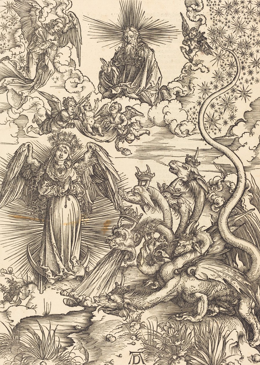Az apokaliptikus nő, 1498. alkotó: Albrecht Dürer