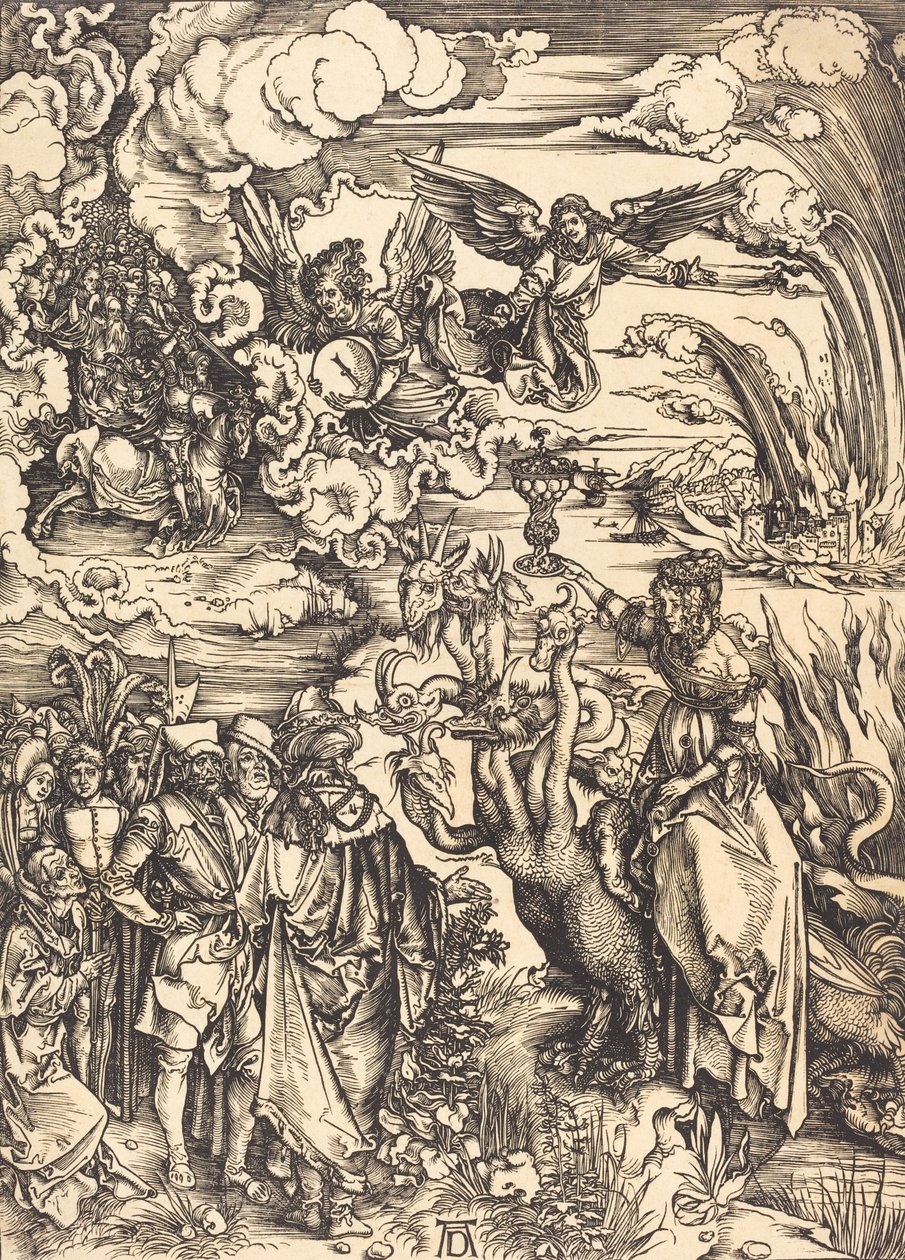 A babiloni kurva, valószínűleg c. 14961498. alkotó: Albrecht Dürer