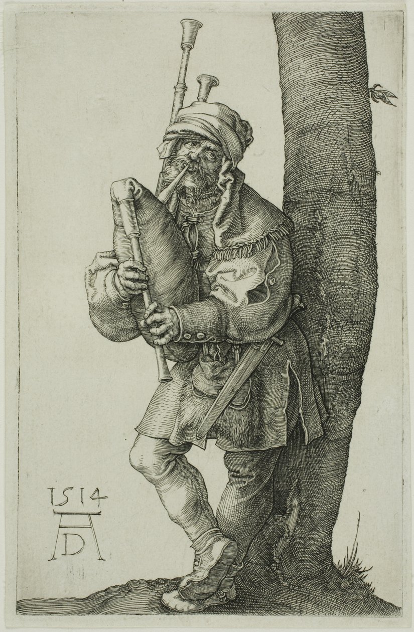 A Bag-Piper alkotó: Albrecht Dürer