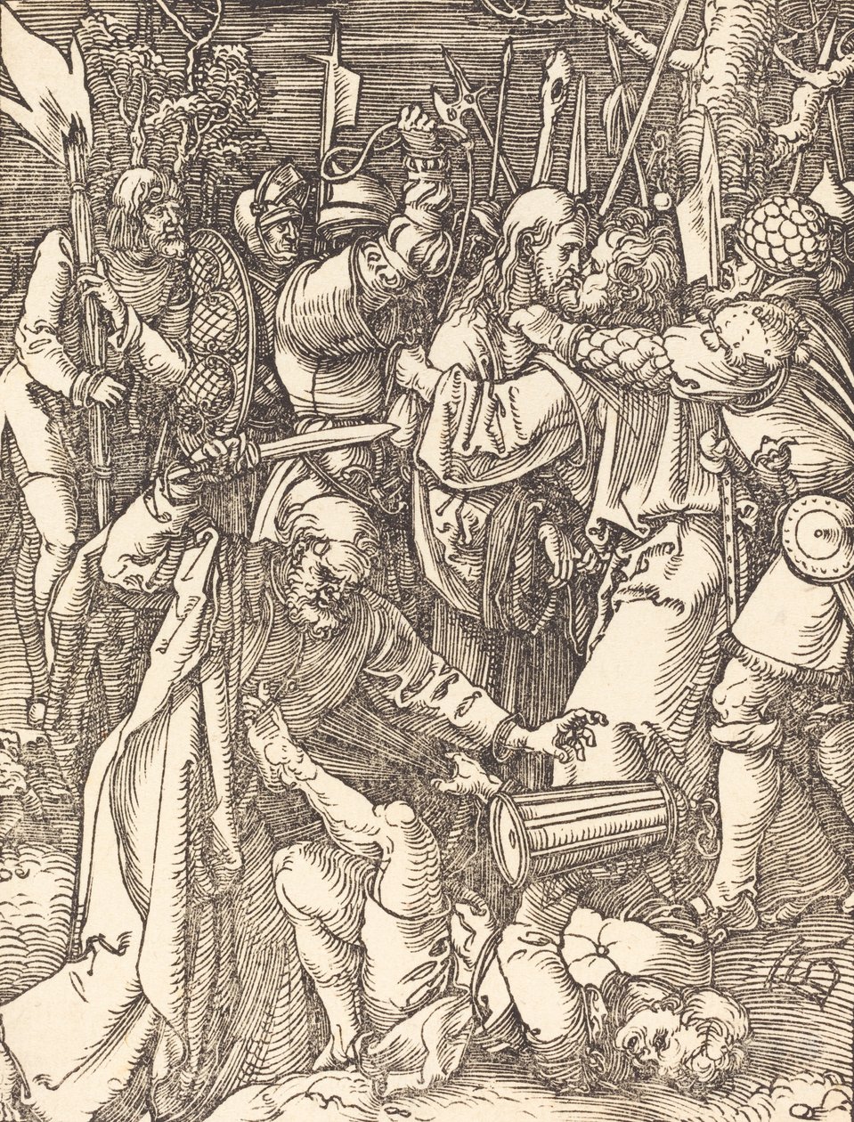 Krisztus árulása, valószínűleg c. 15091510. alkotó: Albrecht Dürer