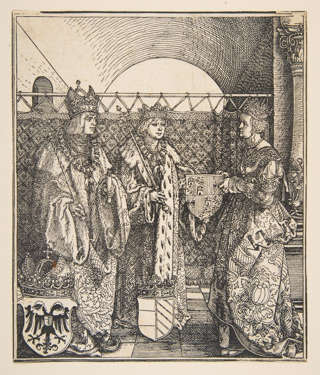 Fülöp és Joanna eljegyzése.n.d. alkotó: Albrecht Dürer