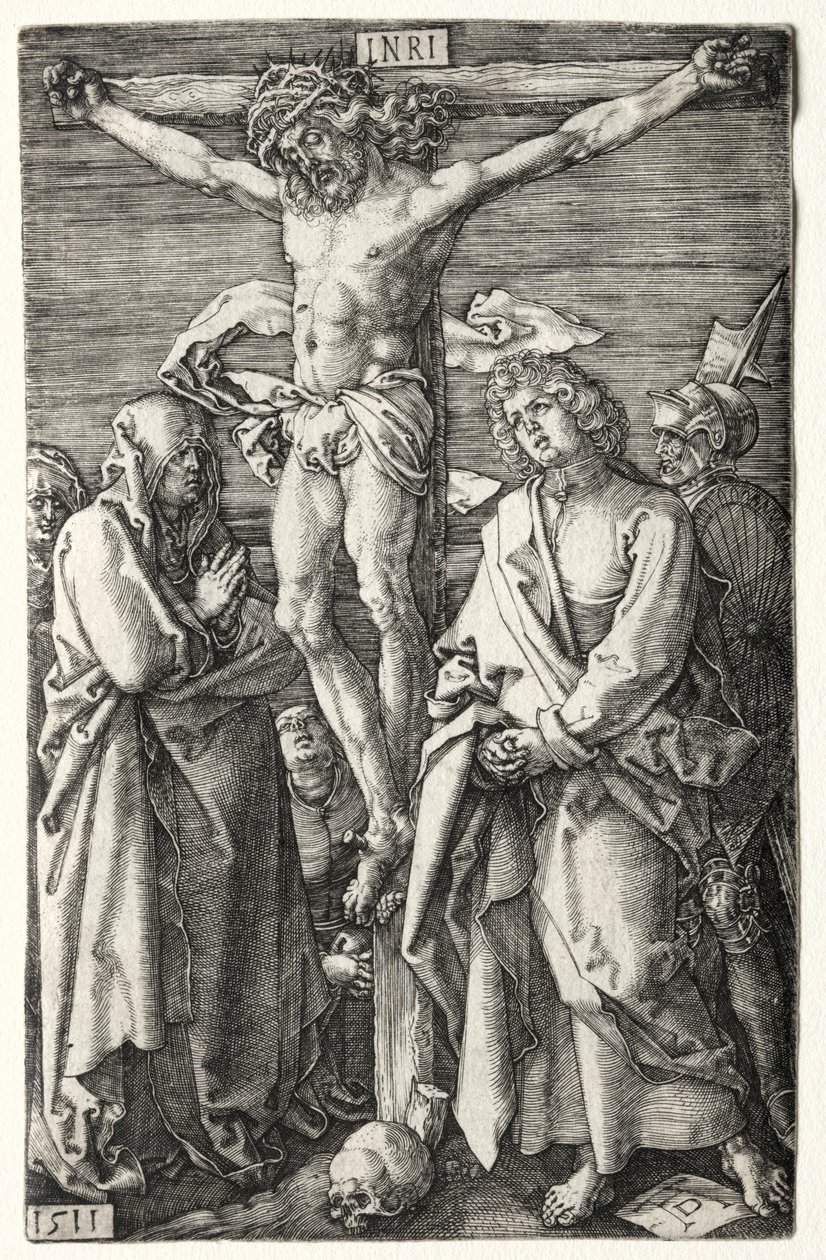 A keresztre feszítés, 1511. alkotó: Albrecht Dürer