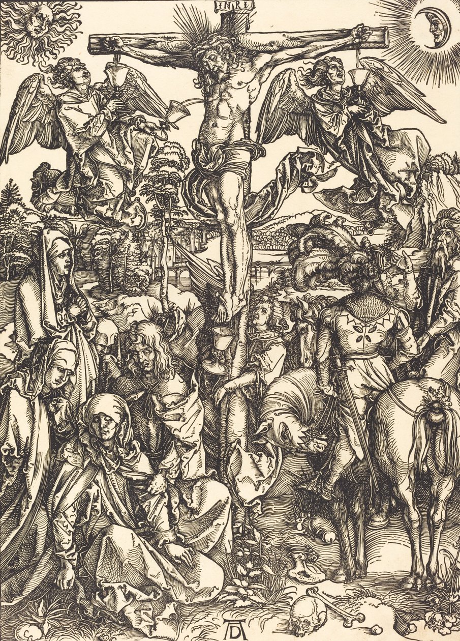 A keresztre feszítés, c. 14971498. alkotó: Albrecht Dürer