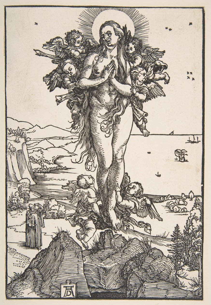 Szent Mária Magdolna extázisa.n.d. alkotó: Albrecht Dürer