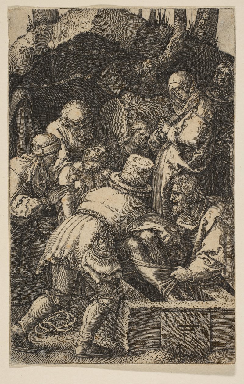 A síremlék, A szenvedélyből, 1512. alkotó: Albrecht Dürer