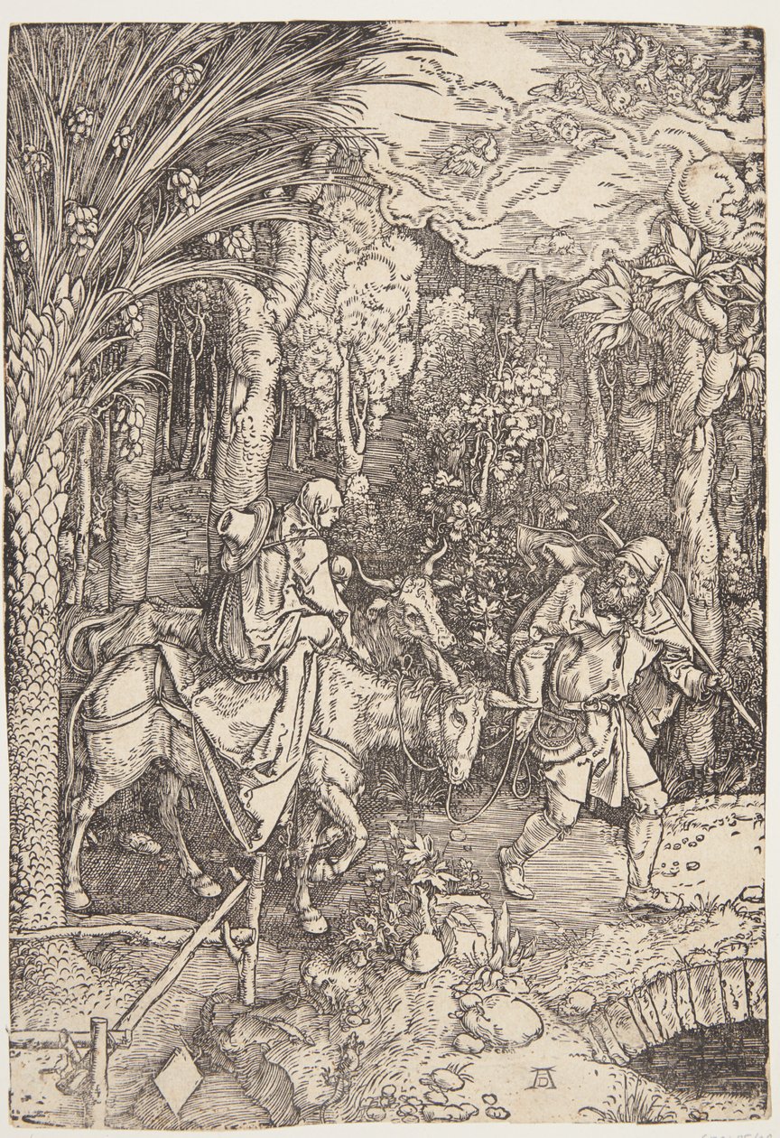 Repülés Egyiptomba alkotó: Albrecht Dürer