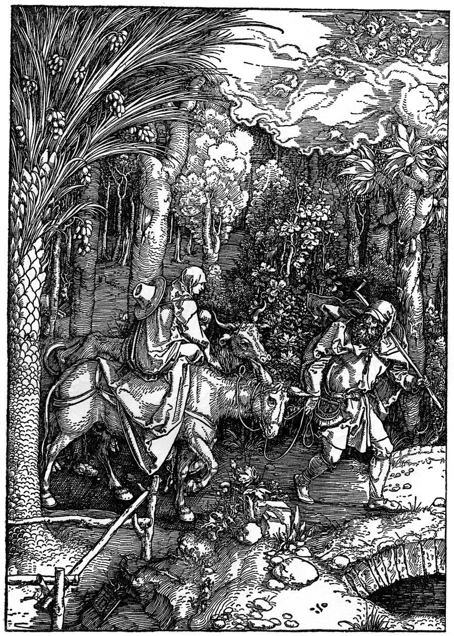 Repülés Egyiptomba, 1502-1505, 1936 alkotó: Albrecht Dürer