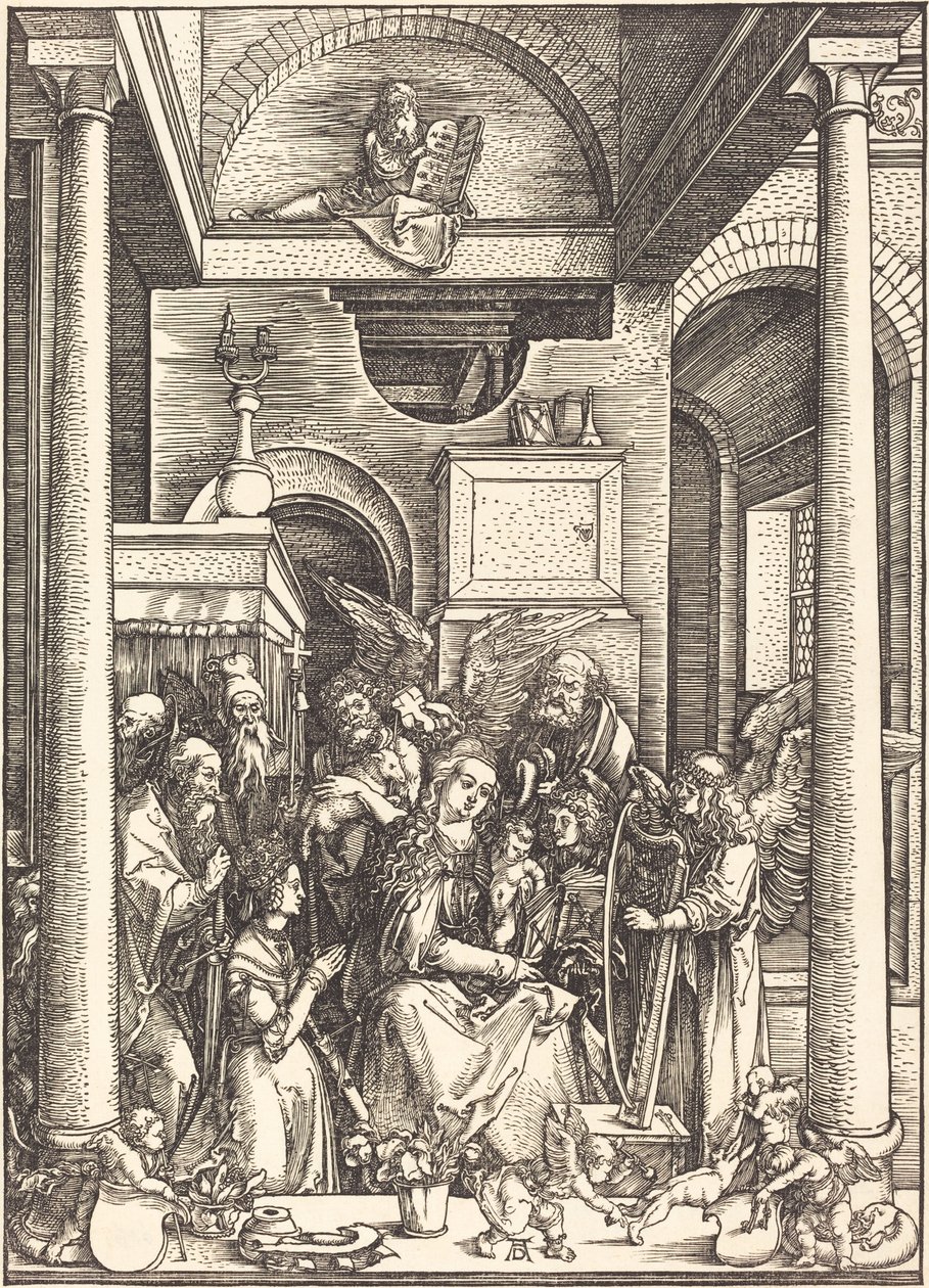 A Szűz megdicsőülése alkotó: Albrecht Dürer