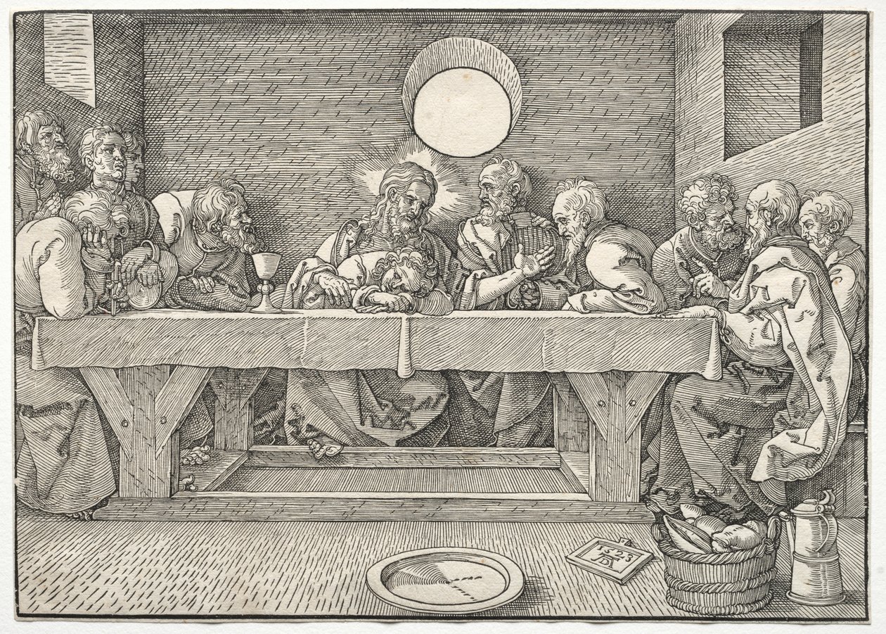 Az utolsó vacsora, 1523. alkotó: Albrecht Dürer