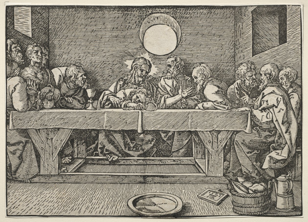 Az utolsó vacsora, 1523. alkotó: Albrecht Dürer