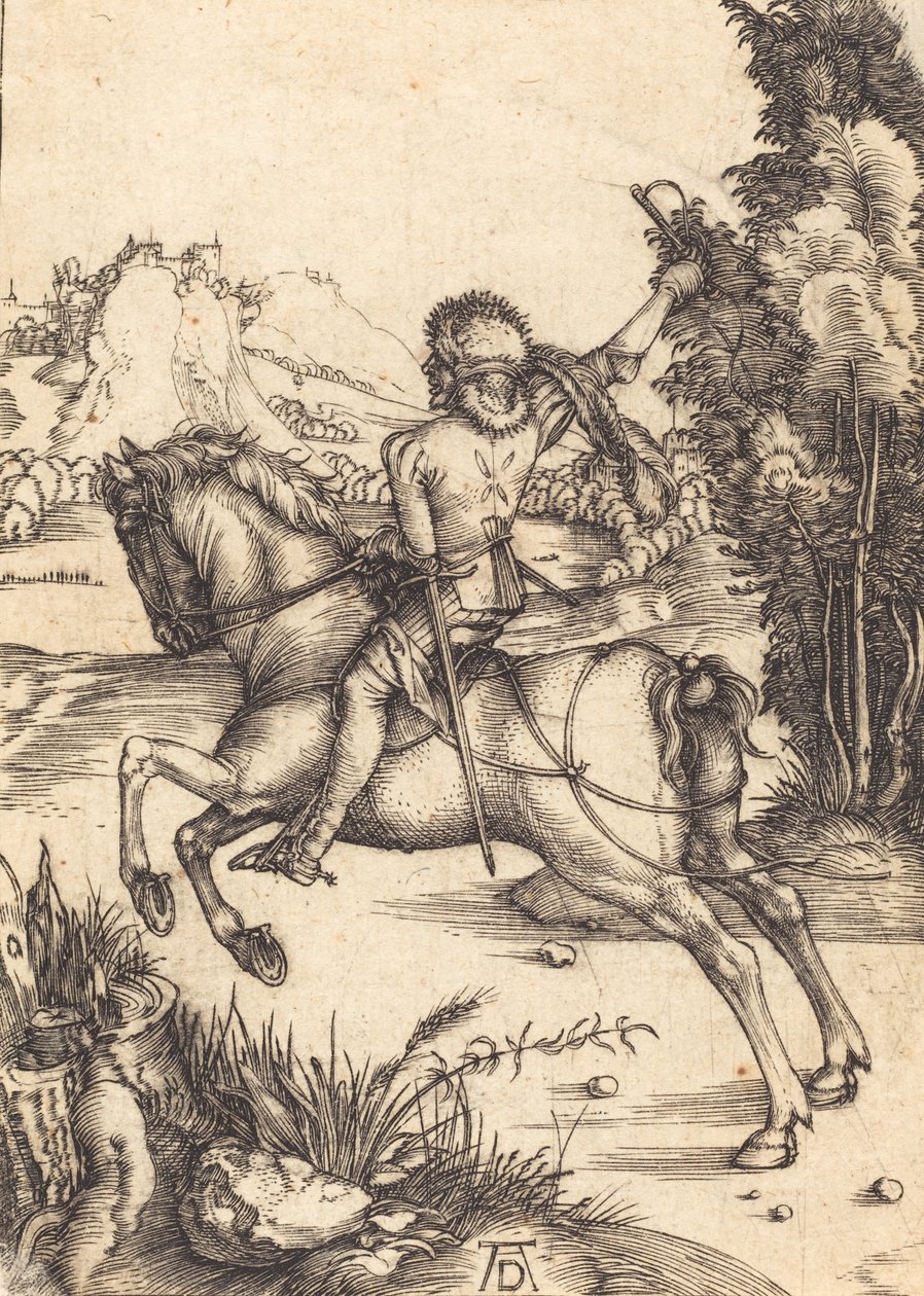 A kis futár c. 1496. alkotó: Albrecht Dürer