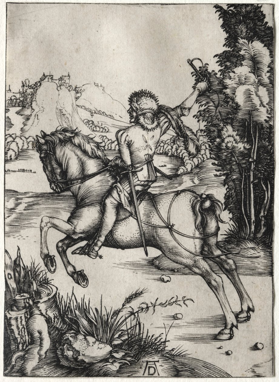 A kis futár c. 1496. alkotó: Albrecht Dürer