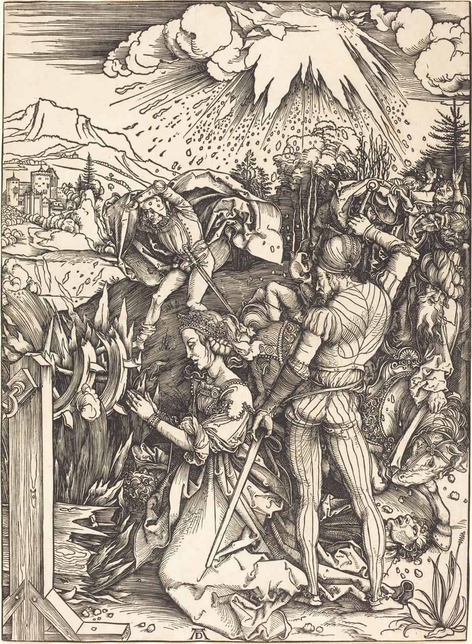 Szent Katalin vértanúsága alkotó: Albrecht Dürer