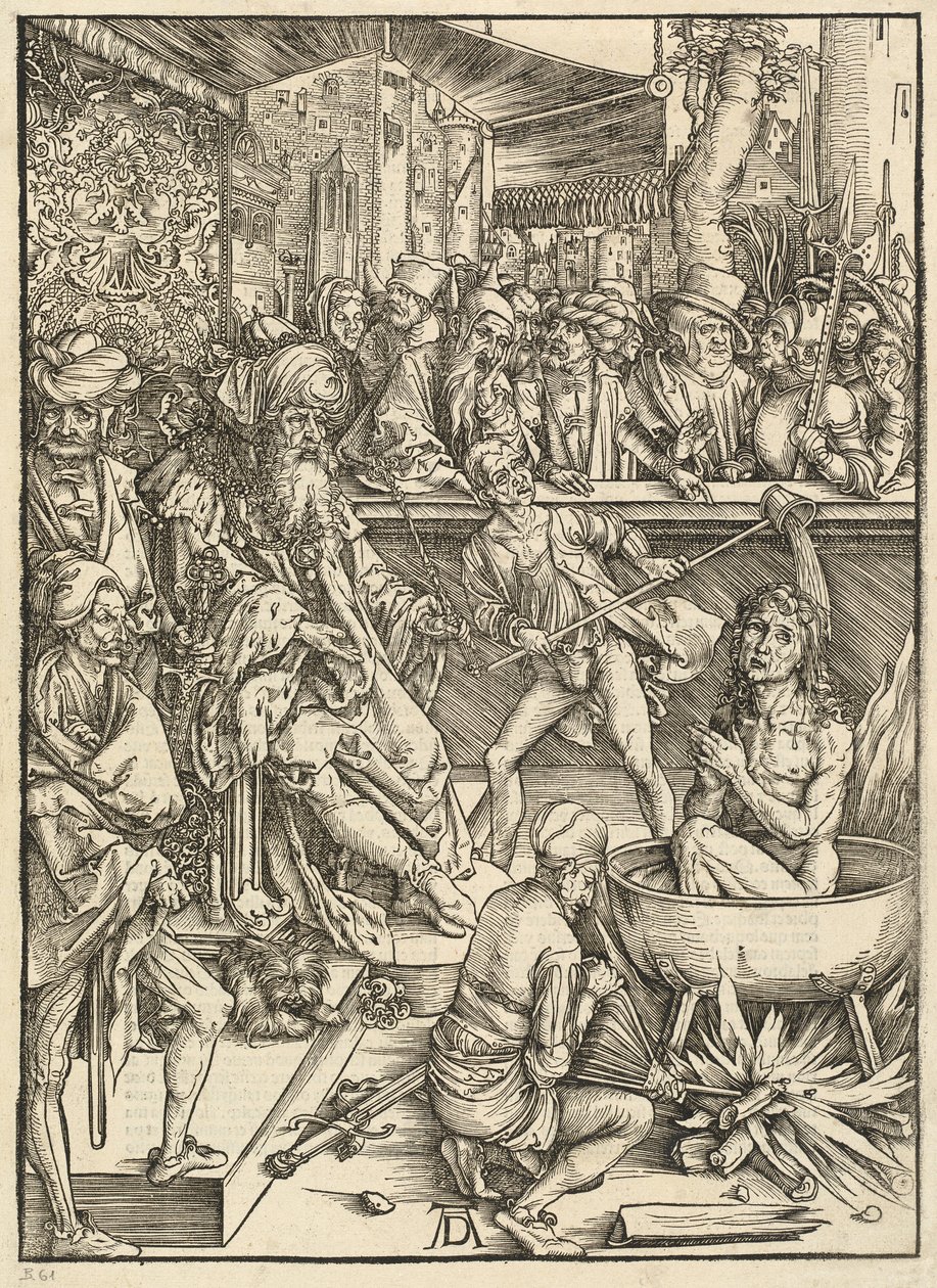 Szent János vértanúsága alkotó: Albrecht Dürer