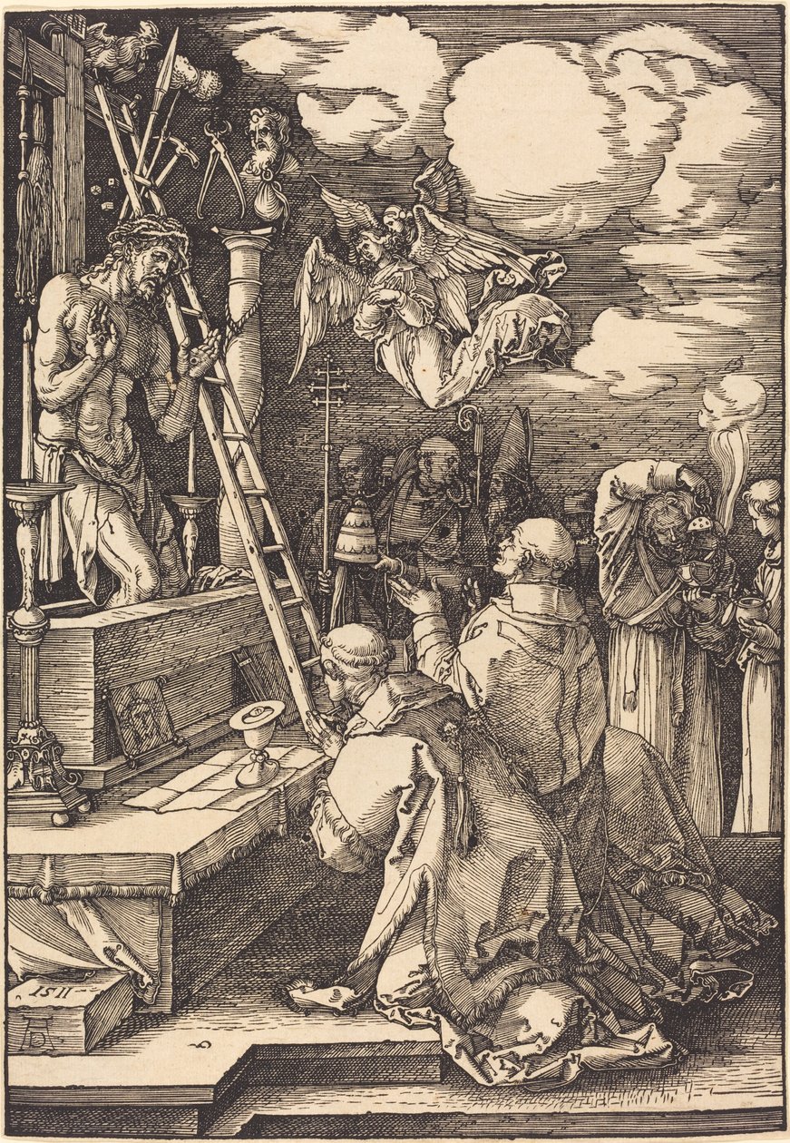 Szent Gergely miséje alkotó: Albrecht Dürer