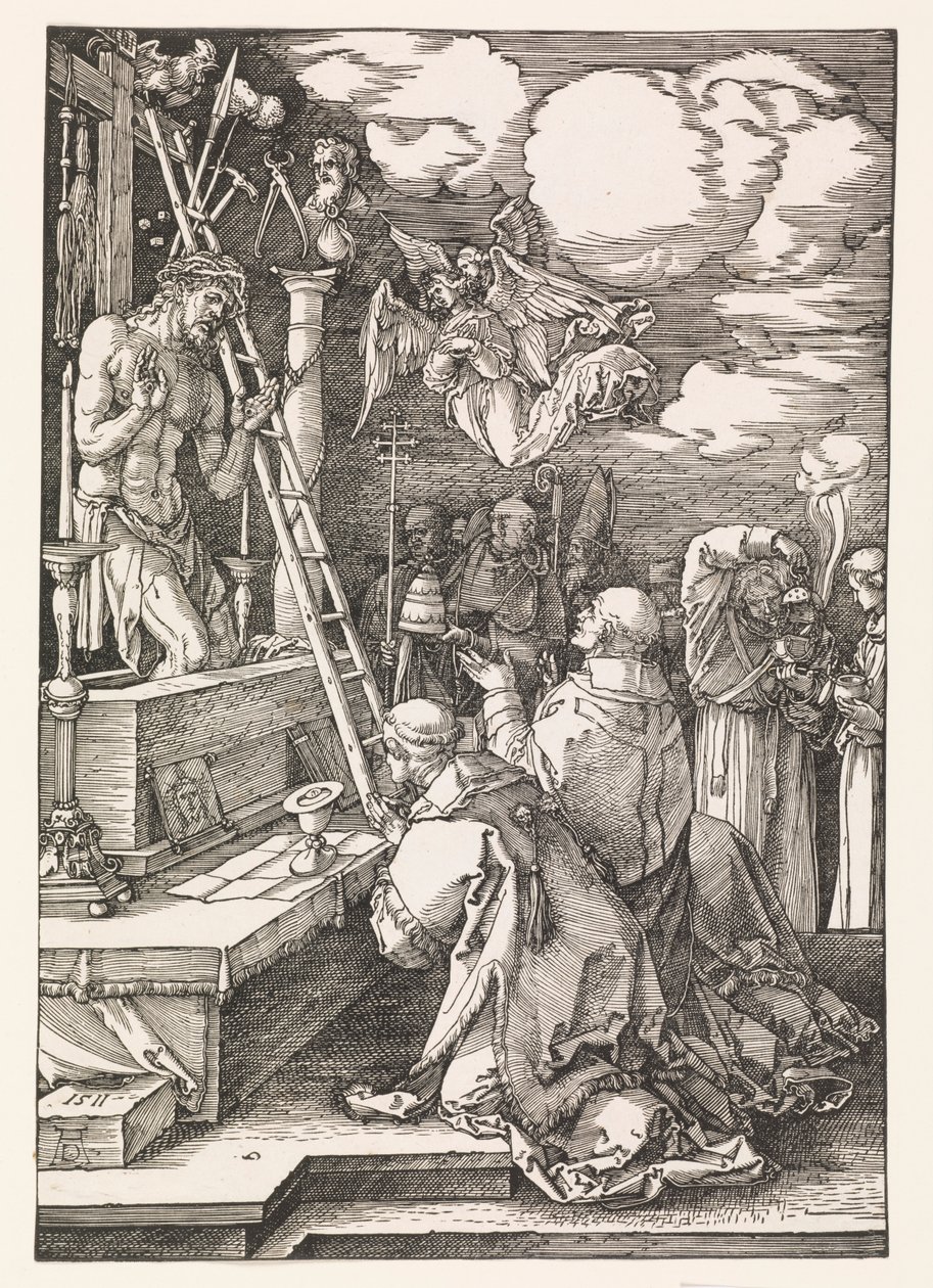 Szent Gergely miséje alkotó: Albrecht Dürer