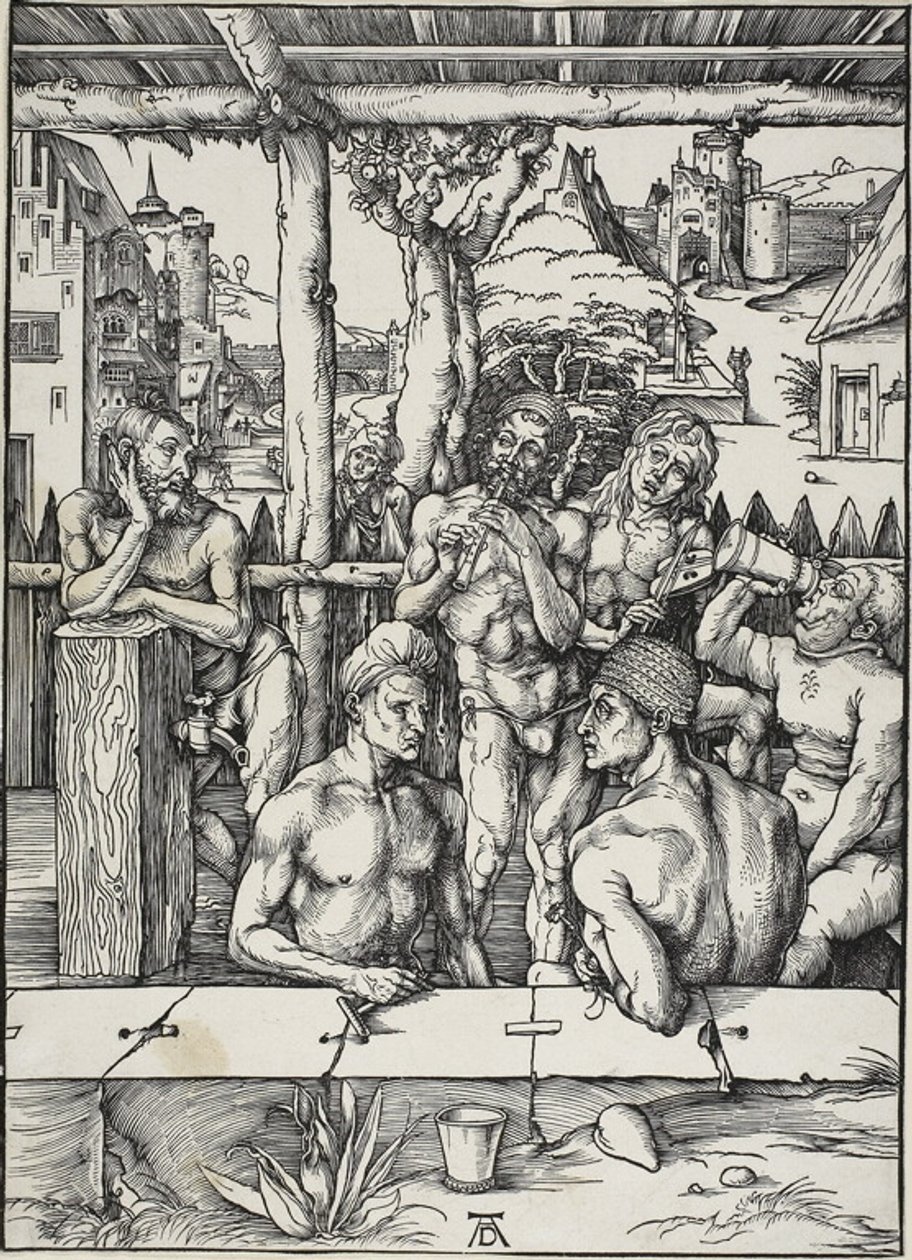 A férfi fürdő alkotó: Albrecht Dürer