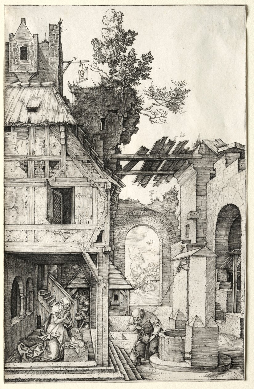 Születés, 1504. alkotó: Albrecht Dürer