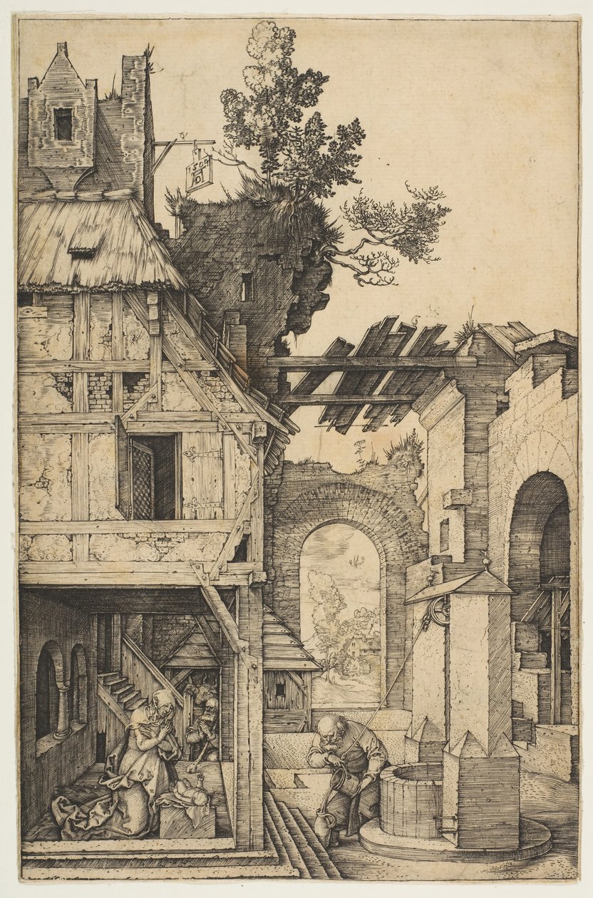 Születés, 1504. alkotó: Albrecht Dürer