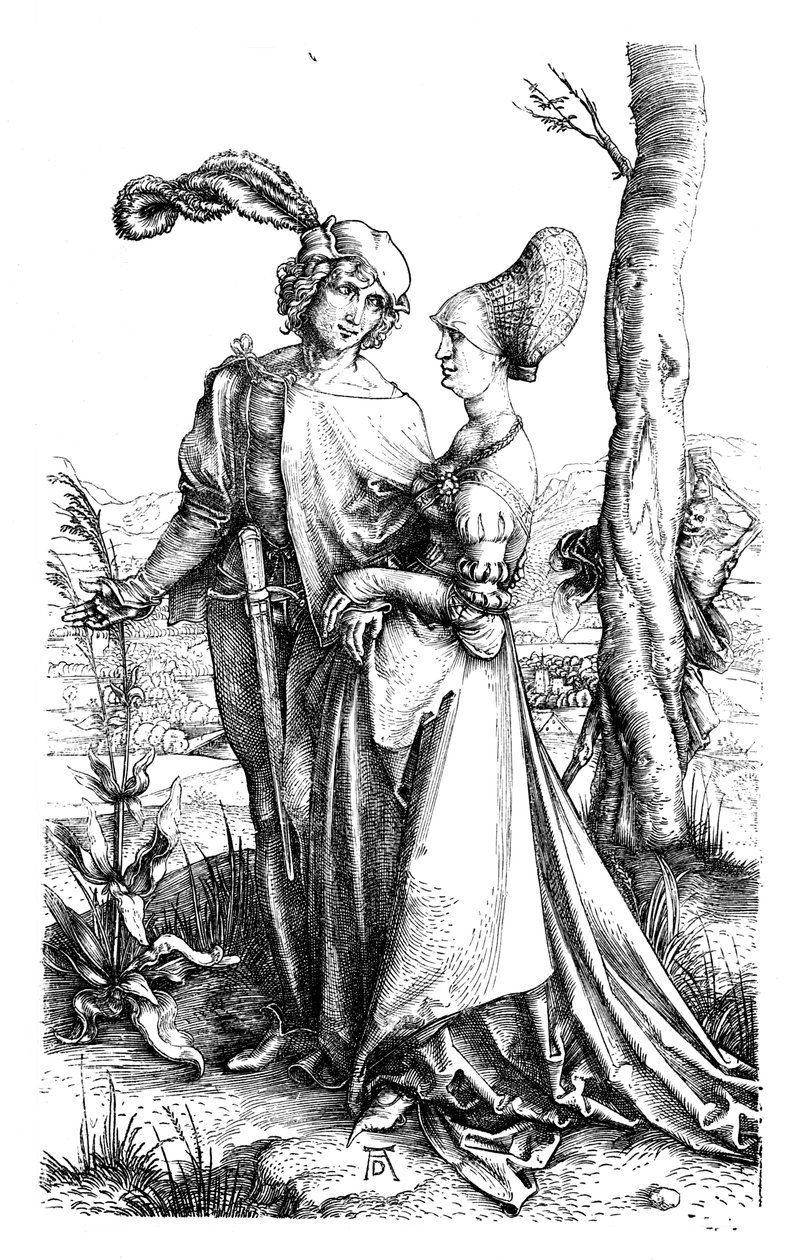 A sétány, c1498, 1906 alkotó: Albrecht Dürer