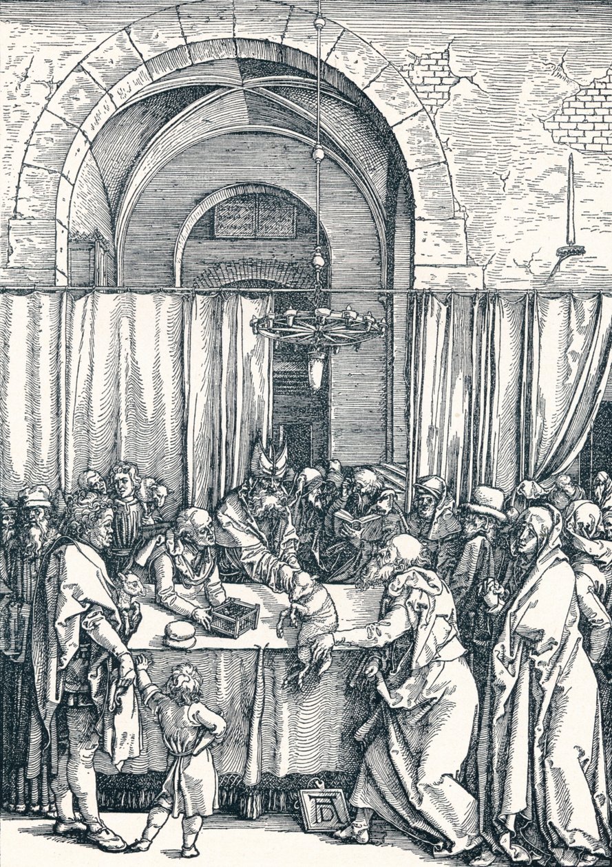 Joachims felajánlásának elutasítása, 1506 1906 alkotó: Albrecht Dürer