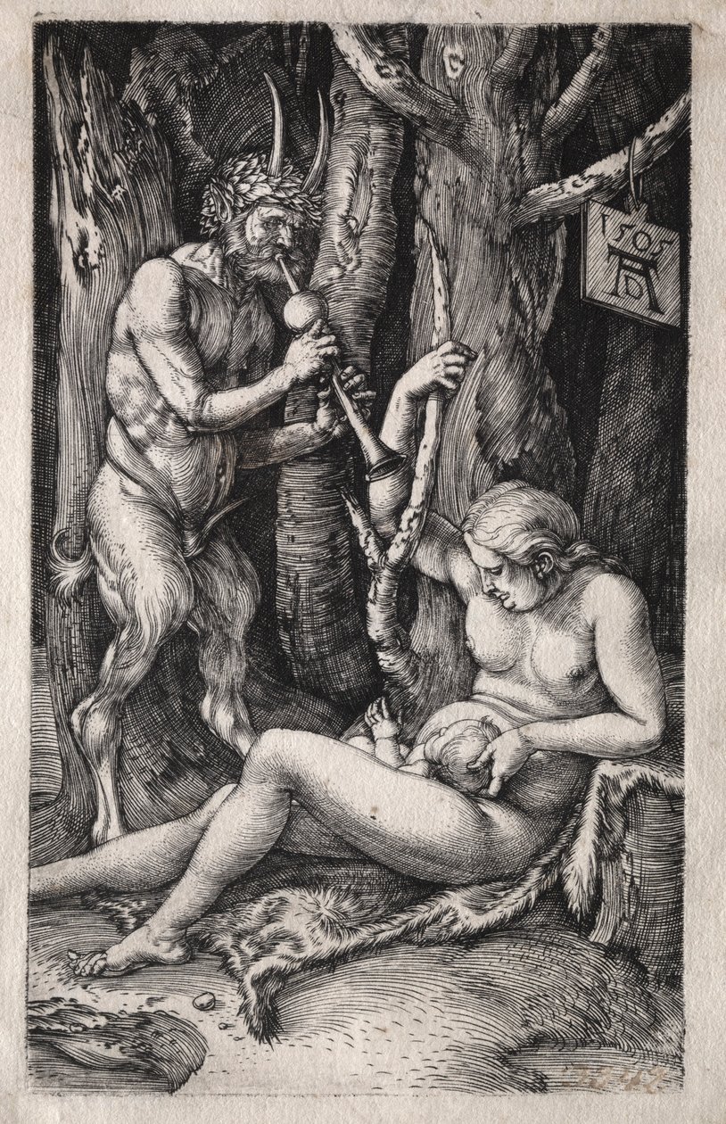 A Szatír család, 1505. alkotó: Albrecht Dürer