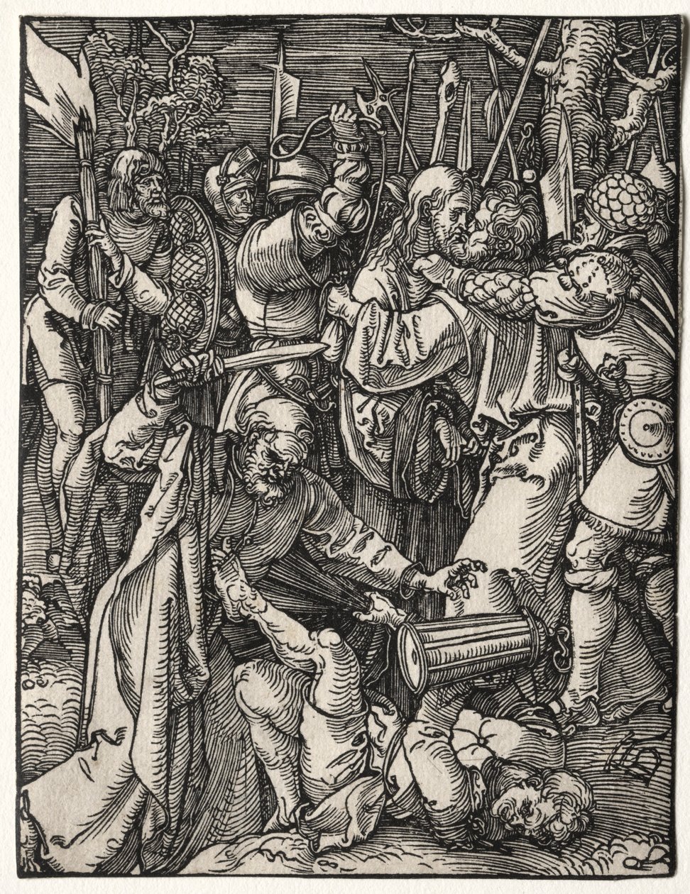 A kis szenvedély: Krisztus árulása. alkotó: Albrecht Dürer