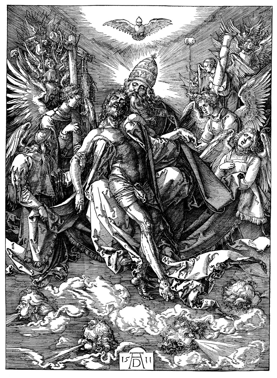 A Szentháromság A kegyelem trónja, 1511 alkotó: Albrecht Dürer