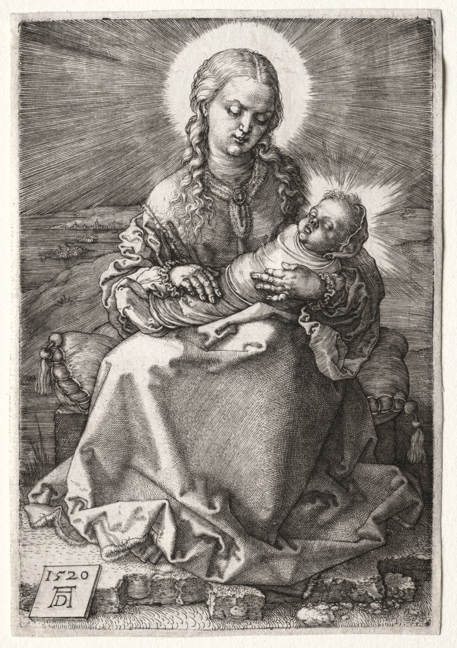 Szűz a pólyás gyermekkel, 1520. alkotó: Albrecht Dürer