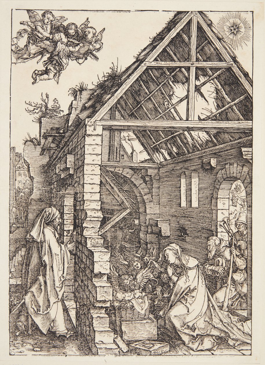A pásztorok imádata alkotó: Albrecht Dürer
