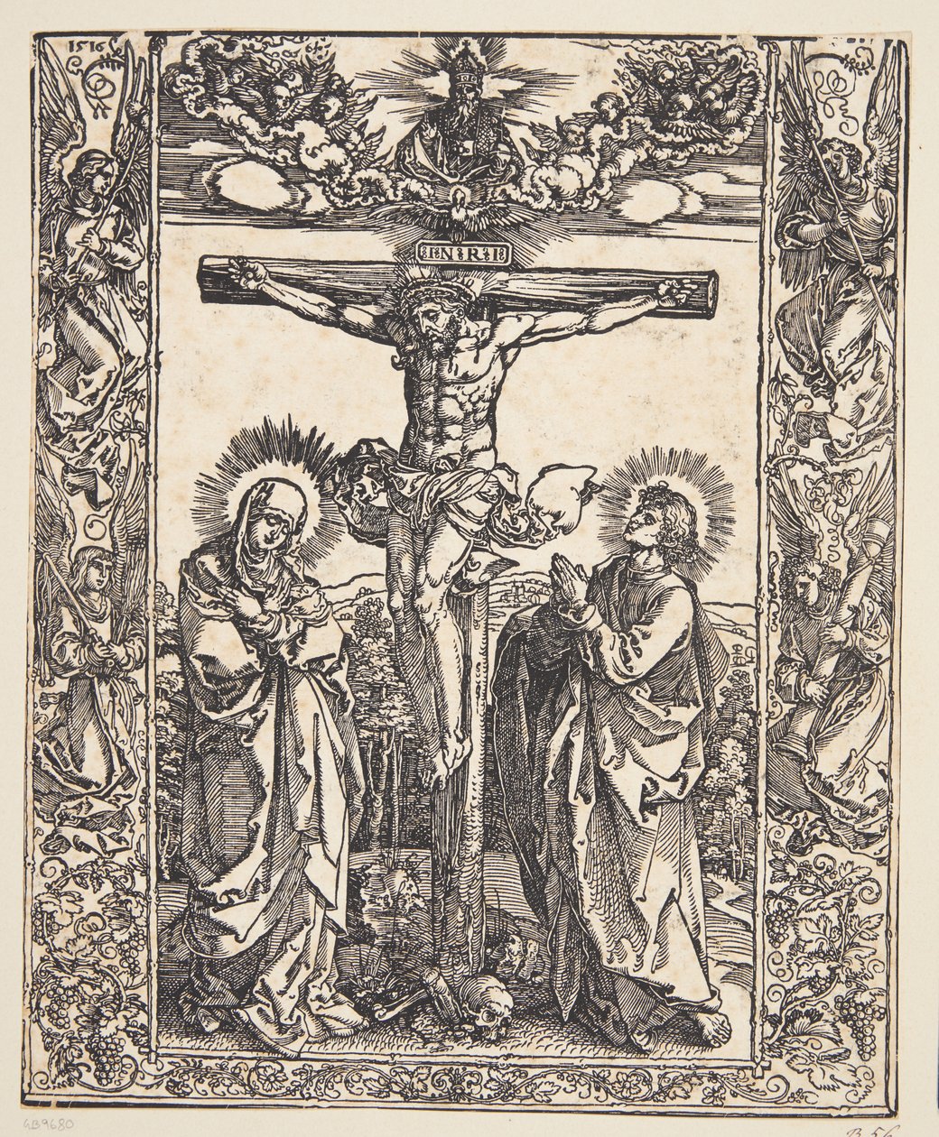 A keresztre feszítés alkotó: Albrecht Dürer