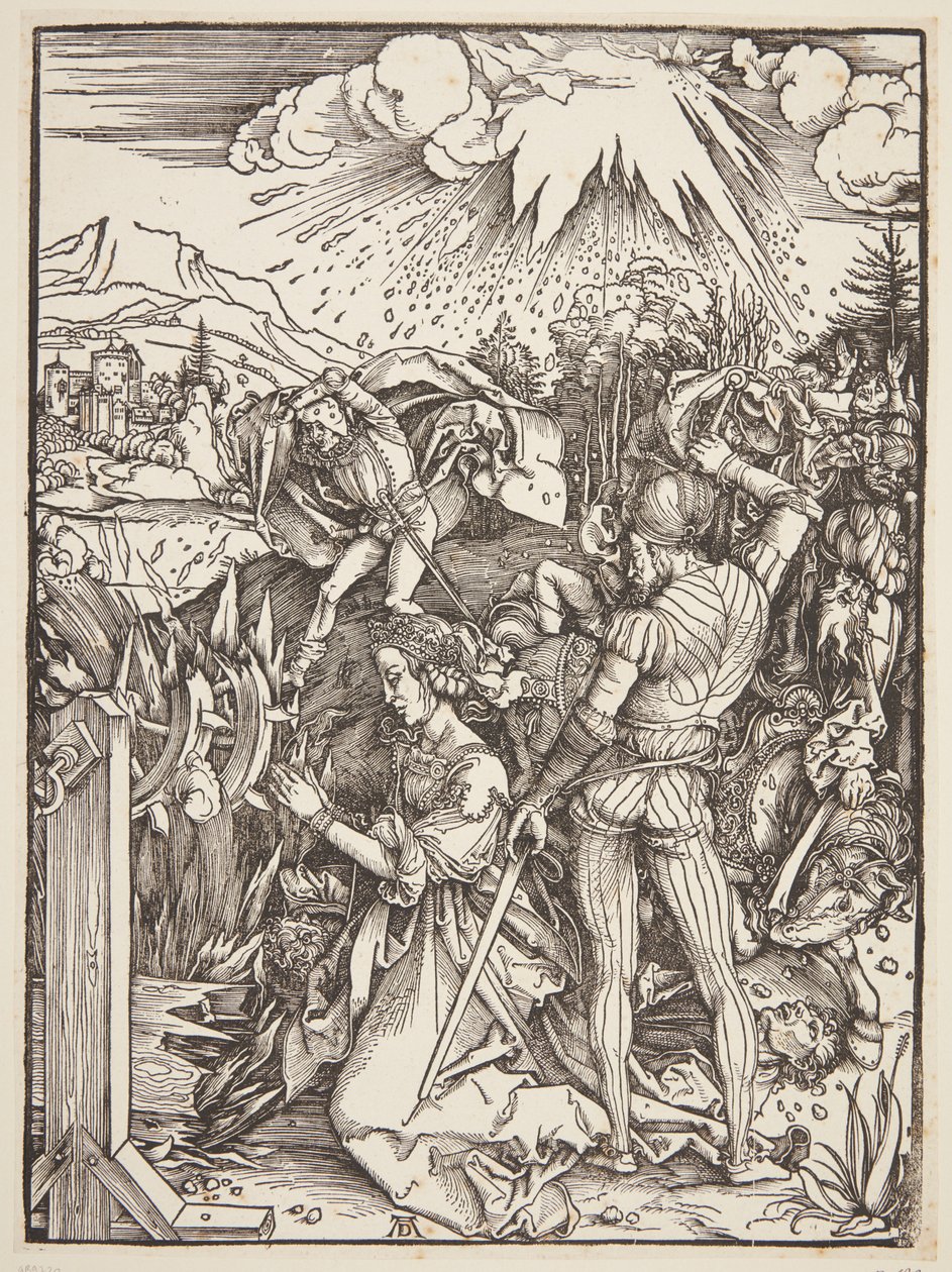 Szent Katalin vértanúsága alkotó: Albrecht Dürer