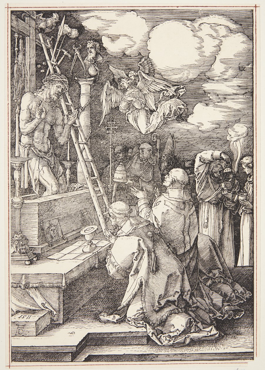 Szent Gergely miséje alkotó: Albrecht Dürer