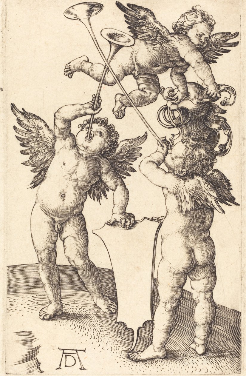 Három Genii, c. 1505. alkotó: Albrecht Dürer