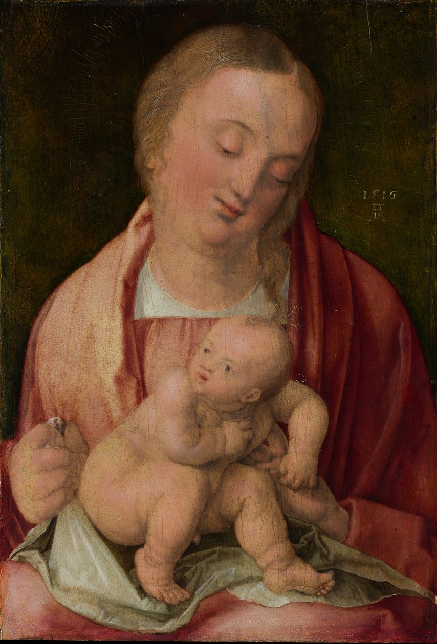 Szűz és gyermek, 1516. alkotó: Albrecht Dürer