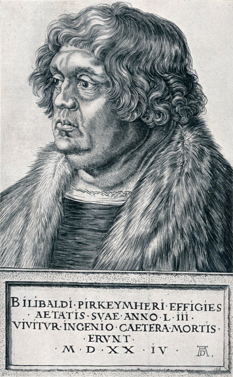 Willibald Pirkkheimer, 1524 1906 alkotó: Albrecht Dürer