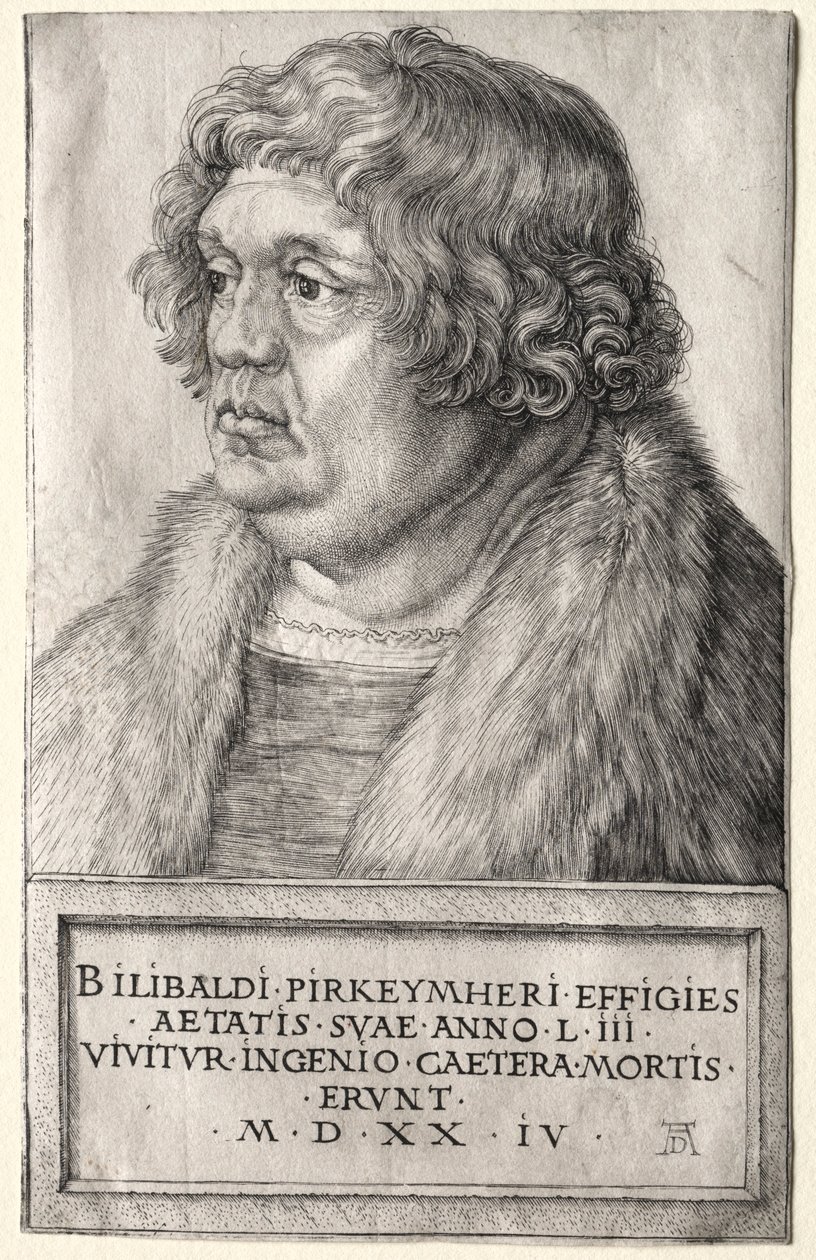 Willibald Pirkheimer, 1524. alkotó: Albrecht Dürer