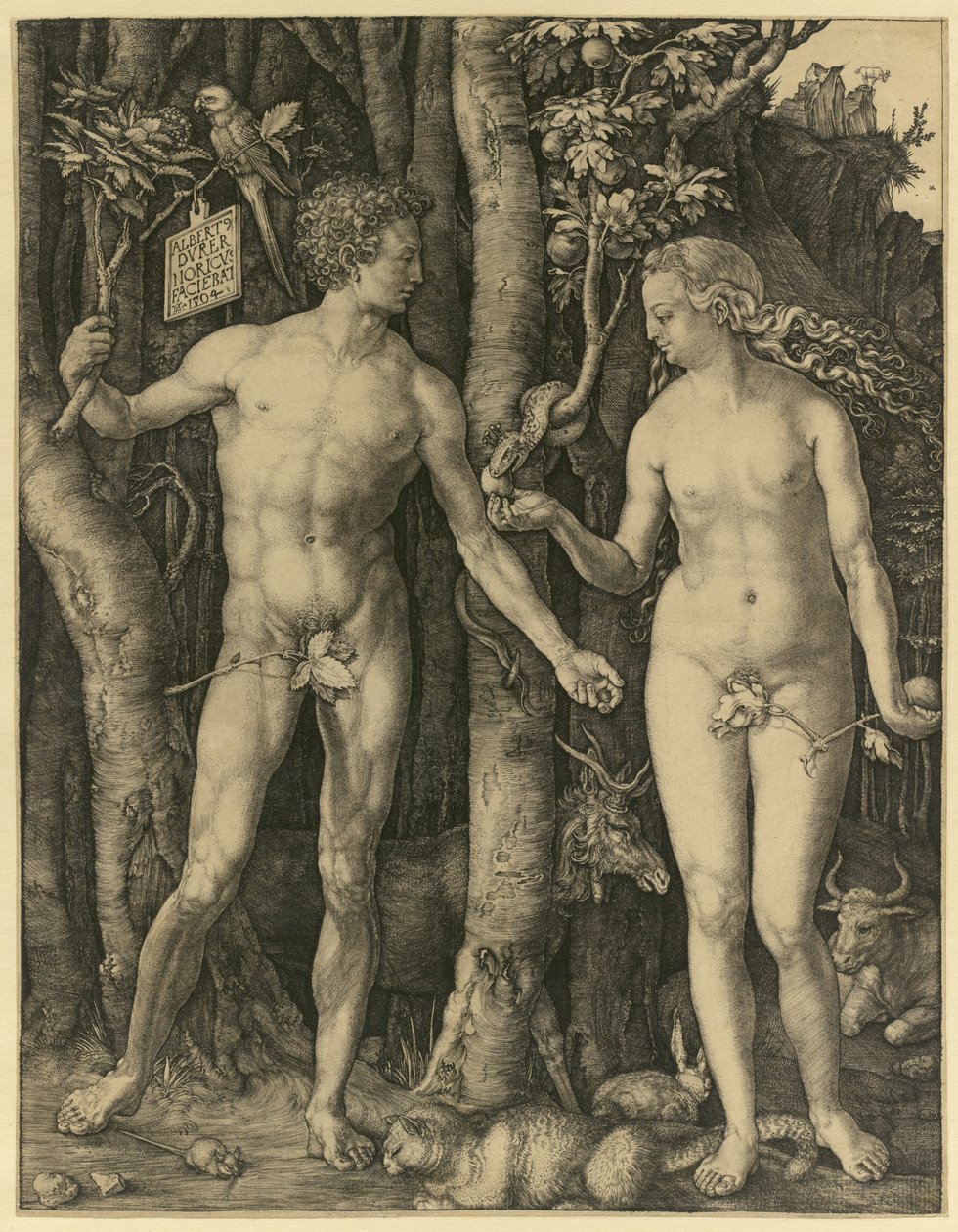 Ádám és Éva alkotó: Albrecht Dürer