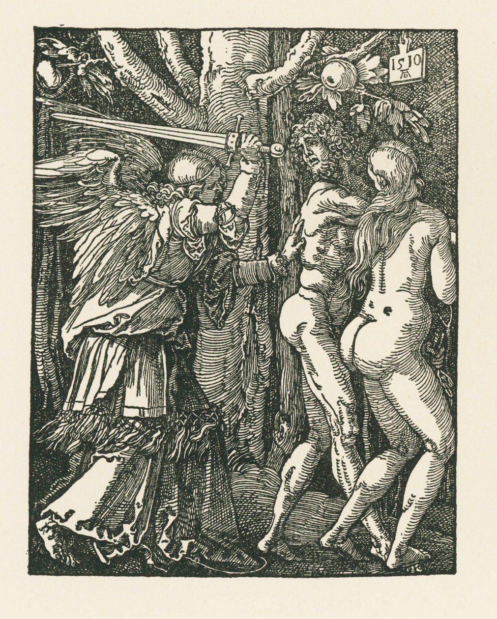 Kiűzetés a Paradicsomból alkotó: Albrecht Dürer or Duerer