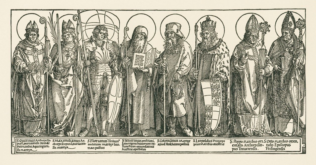 Az osztrák szentek alkotó: Albrecht Dürer or Duerer