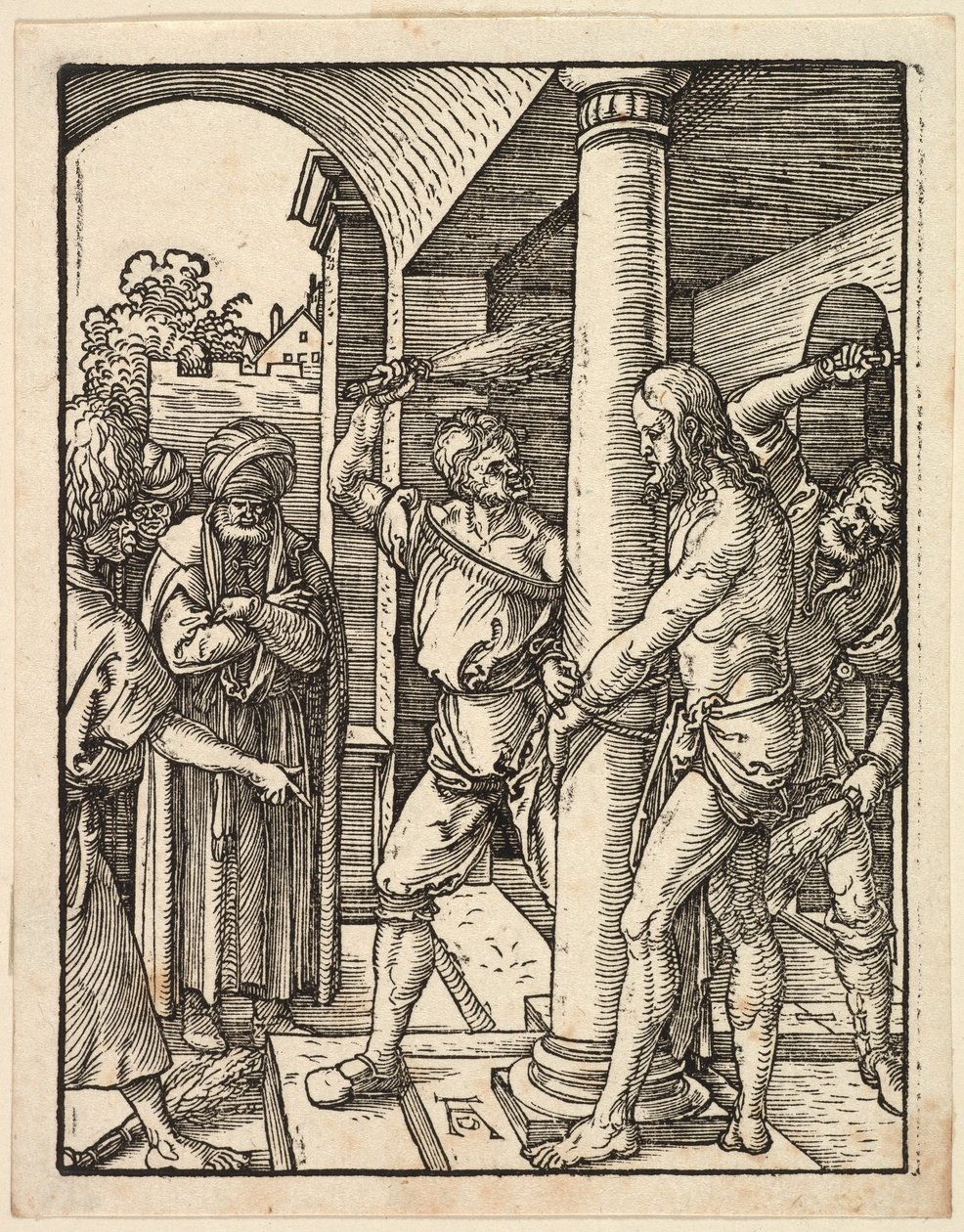 A zászlózás, 1509-11 alkotó: Albrecht Dürer