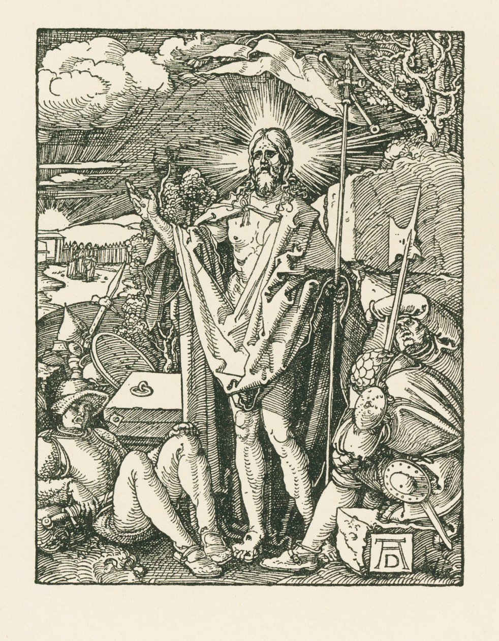 A feltámadás, 1510 körül (fametszet) alkotó: Albrecht Dürer or Duerer
