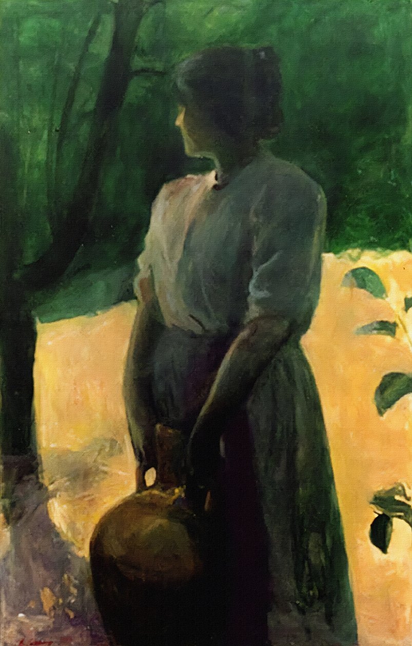 nő kancsóval alkotó: Alejandro Cabeza